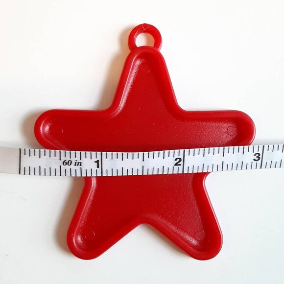 Vintage 90s Premium Balloon Accessories Star Shaped Balloon Weights 5ct Multi - Picture 3 of 4